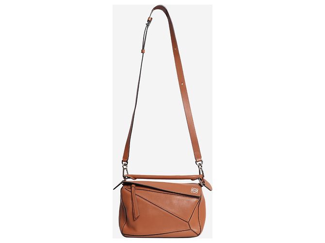 Loewe Kleine Puzzle Tasche braun - Ansicht 3