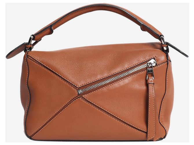 Loewe Kleine Puzzle Tasche braun - Ansicht 5