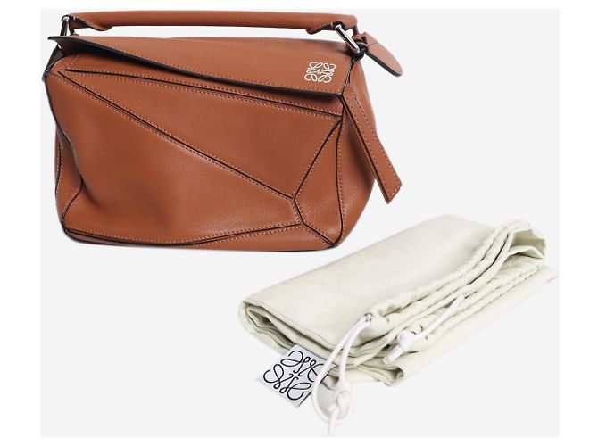 Loewe Kleine Puzzle Tasche braun - Ansicht 9