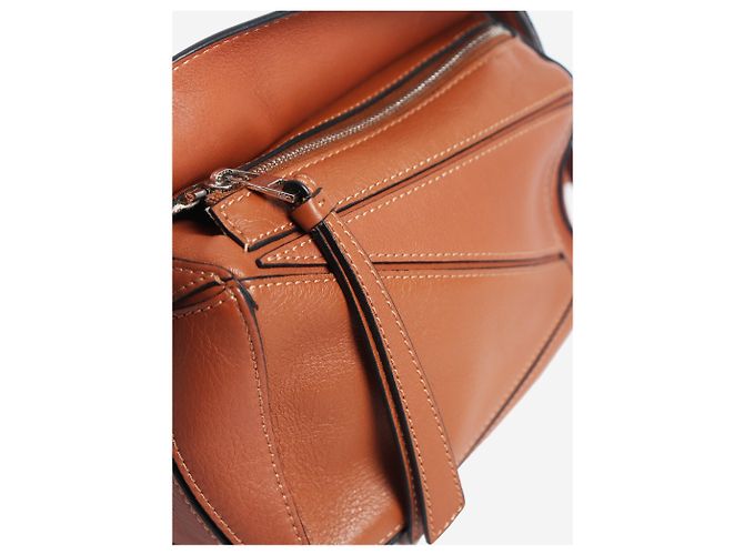 Loewe Mini mala Puzzle castanha - vista 6