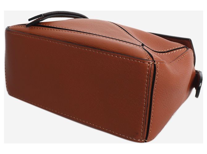 Loewe Mini mala Puzzle castanha - vista 7