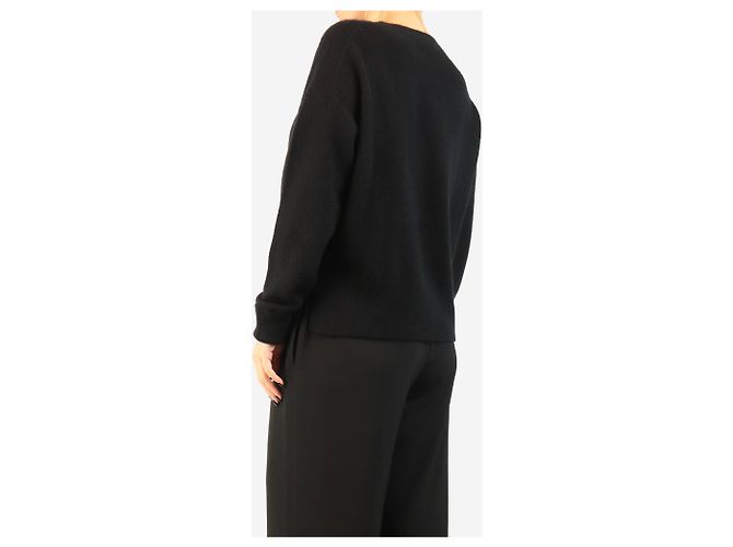 Joseph Gebürsteter Kaschmirpullover in Schwarz - size S - Ansicht 2