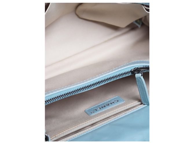 Chanel Bolso Coco Soft Flap acolchado de piel de cordero Duck egg 2014 - vista 4