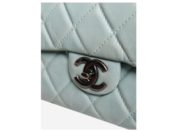 Chanel Bolso Coco Soft Flap acolchado de piel de cordero Duck egg 2014 - vista 7