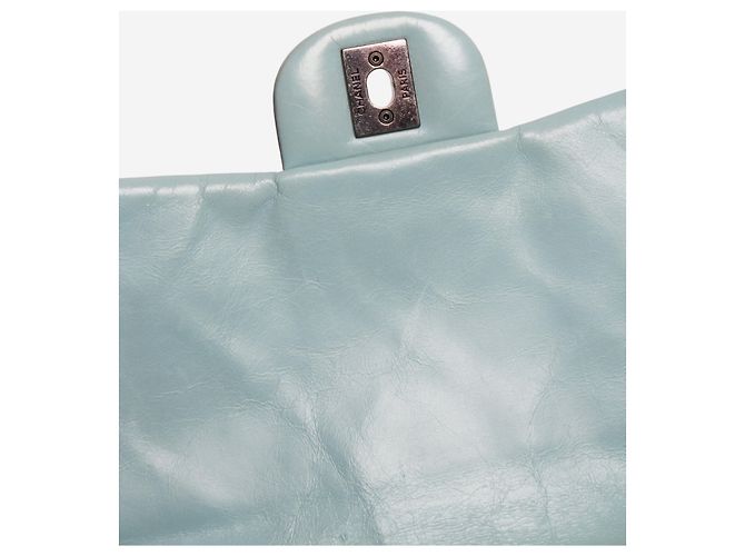 Chanel Bolso Coco Soft Flap acolchado de piel de cordero Duck egg 2014 - vista 8