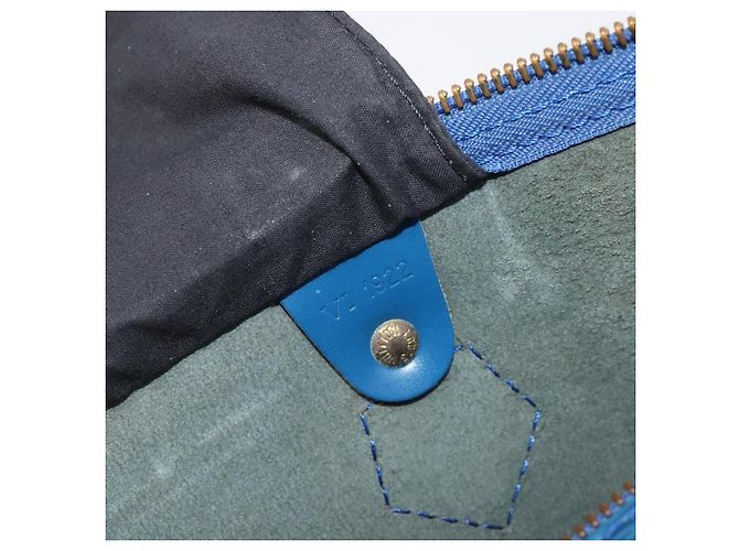 LOUIS VUITTON Epi Speedy 35 Hand Bag Toledo Blue M42995 LV - vista 12