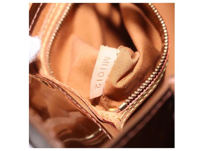 LOUIS VUITTON Monogram Vernis Reade PM Hand Bag Bronze M91146 LV - Ansicht 12