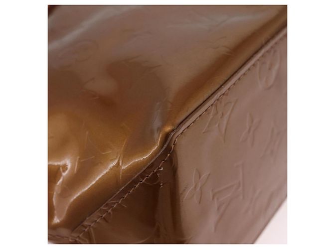 LOUIS VUITTON Monogram Vernis Reade PM Hand Bag Bronze M91146 LV - Ansicht 14