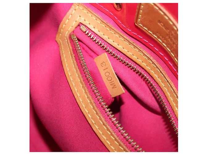 LOUIS VUITTON Monogram Vernis Reade PM Hand Bag Fuchsia Pink M91221 - Ansicht 12