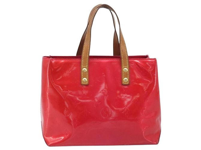 LOUIS VUITTON Monogram Vernis Reade PM Hand Bag Fuchsia Pink M91221 - Ansicht 2