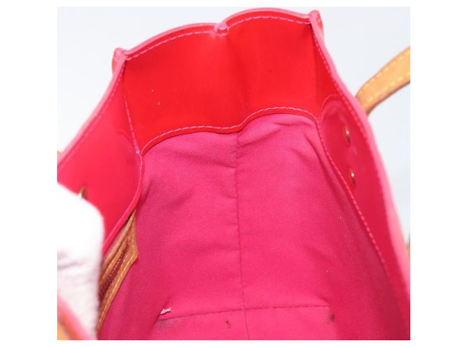 LOUIS VUITTON Monogram Vernis Reade PM Hand Bag Fuchsia Pink M91221 - Ansicht 23