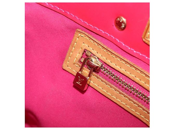 LOUIS VUITTON Monogram Vernis Reade PM Hand Bag Fuchsia Pink M91221 - Ansicht 25