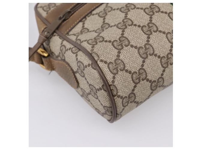 GUCCI GG Supreme Web Sherry Line Shoulder Bag PVC Beige 111 02 004 - Ansicht 11