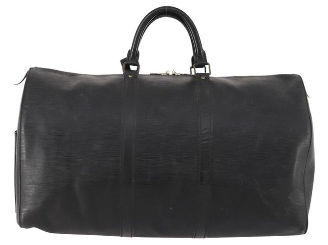 LOUIS VUITTON Epi Keepall 50 Boston Bag Black M42962 LV - vista 2