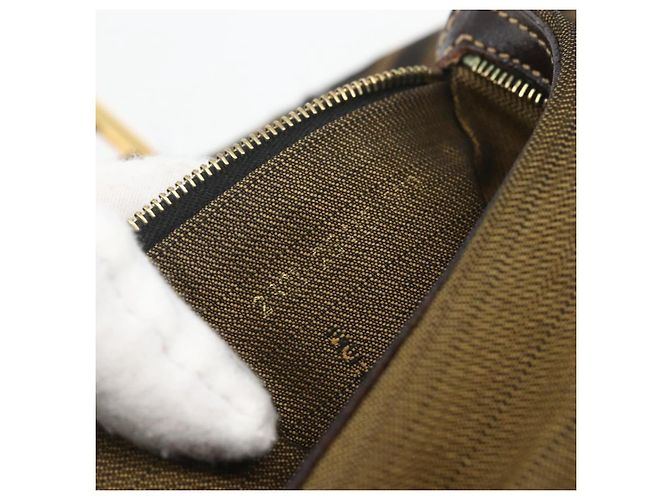 FENDI Zucca Canvas Handtasche 2way Schwarz Braun gold - Ansicht 12