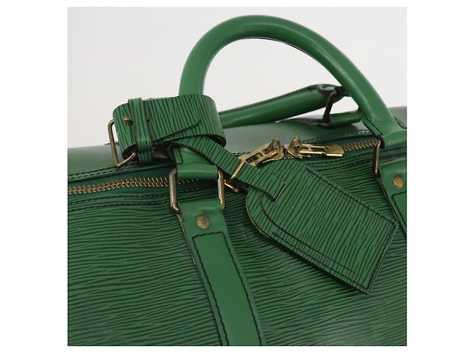 LOUIS VUITTON Epi Keepall 55 Boston Bag Green M42954 LV - vista 19