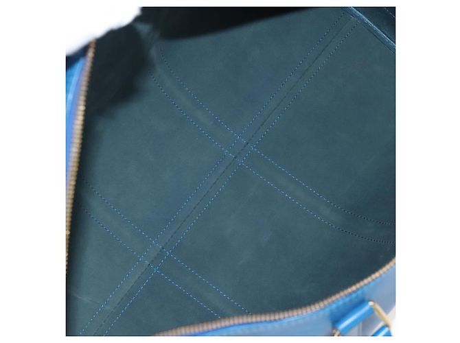 LOUIS VUITTON Epi Keepall 50 Boston Bag Blue M42965 LV - Ansicht 11