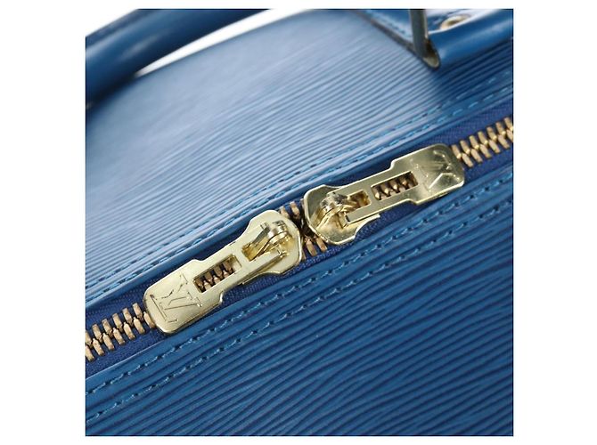 LOUIS VUITTON Epi Keepall 50 Boston Bag Blue M42965 LV - Ansicht 19
