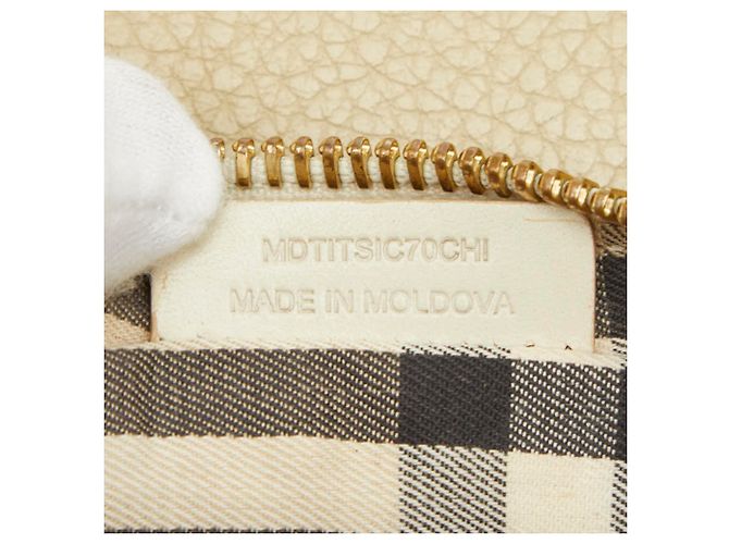 Borsa a tracolla con catena Burberry Nova Check - vista 9