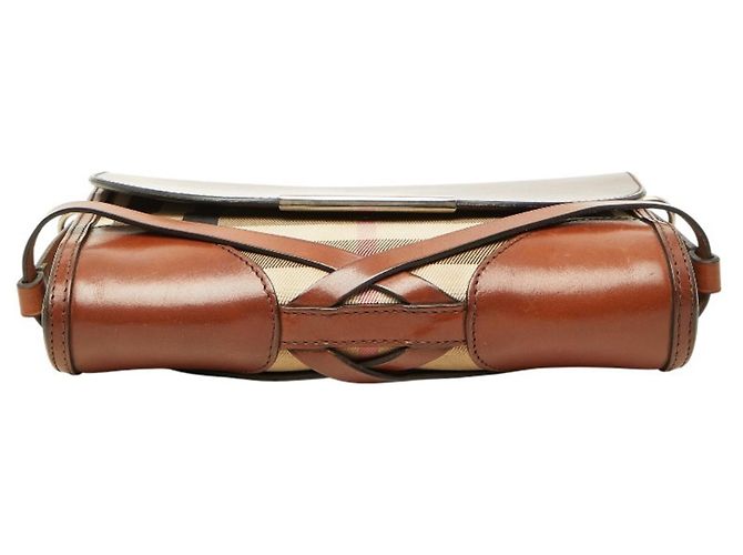 Borsa a tracolla Burberry Nova Check - vista 3