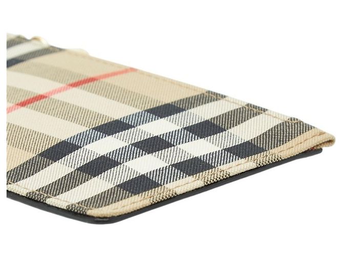Portafoglio porta monete Burberry Nova Check Fragment Case - vista 4
