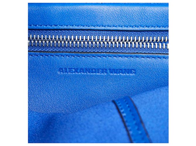 Borsa a mano in pelle blu Alexander Wang - vista 10