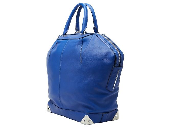 Borsa a mano in pelle blu Alexander Wang - vista 2