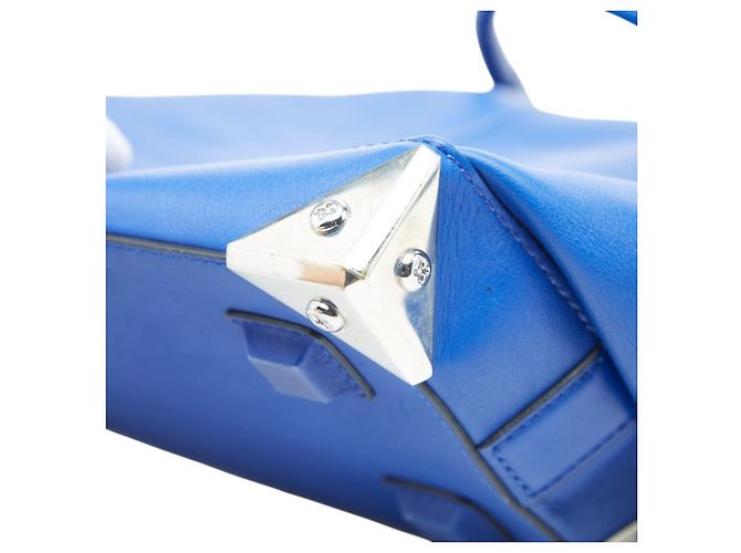 Borsa a mano in pelle blu Alexander Wang - vista 5
