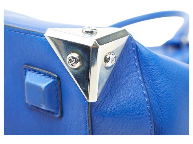 Borsa a mano in pelle blu Alexander Wang - vista 6