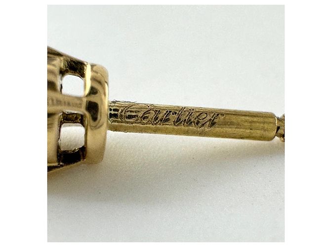 Orecchini a lobo Cartier in oro 18K e diamanti - vista 5
