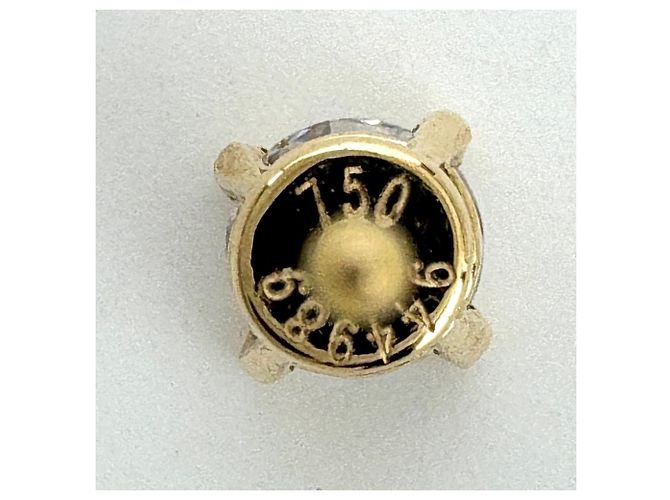 Orecchini a lobo Cartier in oro 18K e diamanti - vista 6
