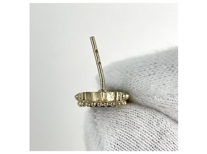 Chanel vergoldete Stecker-Ohrringe - Ansicht 4