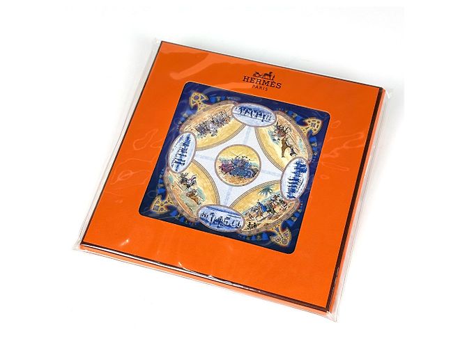 Hermès Hermes Carre 90 Cavaliers Peuls Schal - Ansicht 4