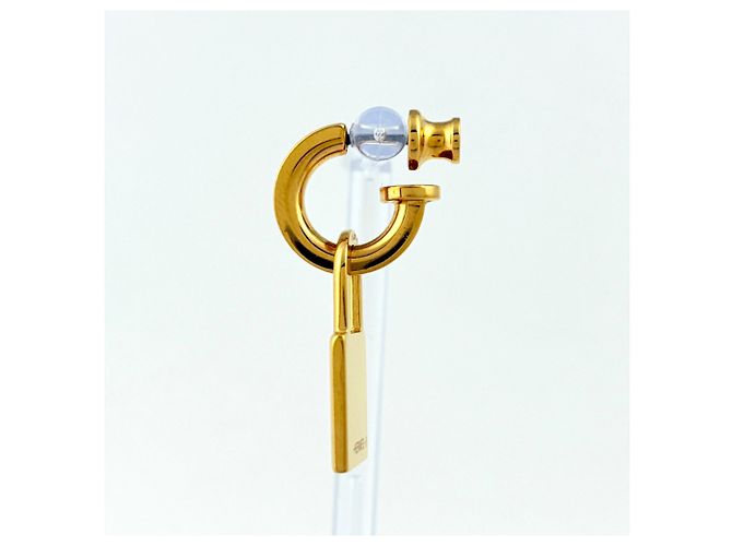 Hermès Pendientes de aro Hermes O'Kelly Gold - vista 2