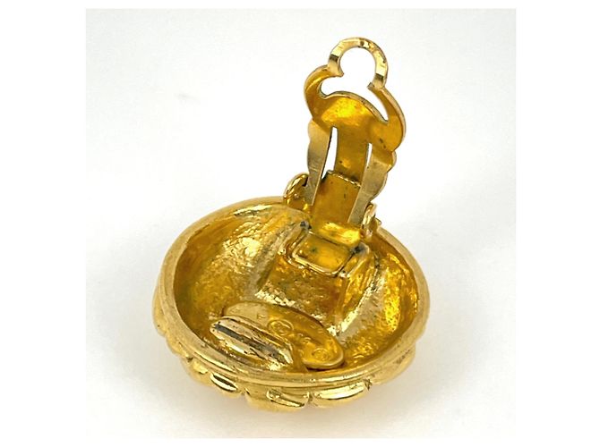 Orecchini a clip Chanel Gold - vista 3