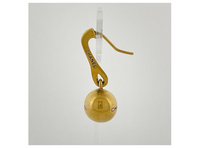Orecchini a lobo Chanel placcati in oro - vista 2