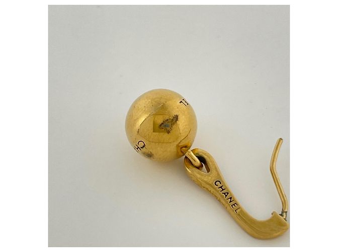 Orecchini a lobo Chanel placcati in oro - vista 4