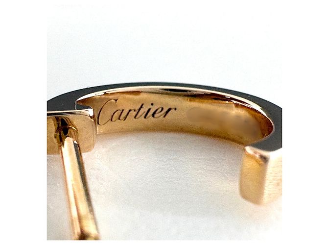 Orecchini a cerchio Mini Love in oro rosa Cartier - vista 7