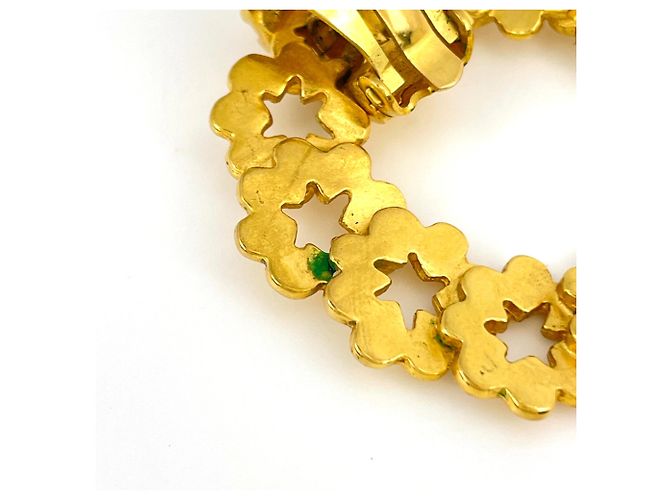 Orecchini a clip Chanel placcati in oro - vista 4