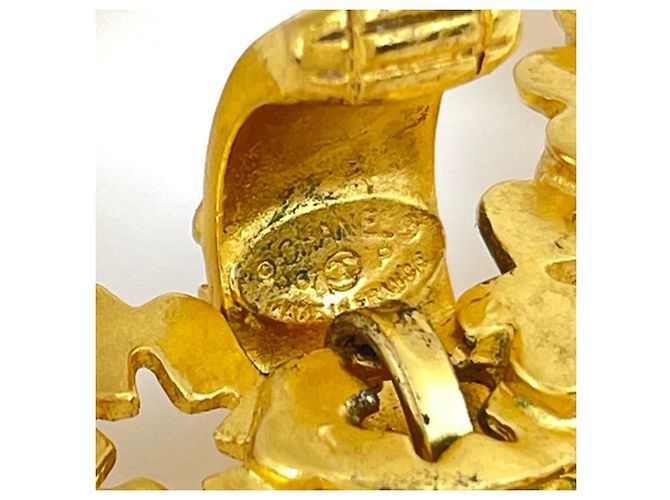 Orecchini a clip Chanel placcati in oro - vista 5