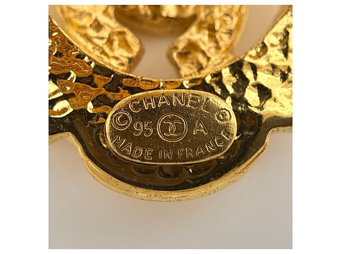Orecchini a clip Chanel placcati oro - vista 4