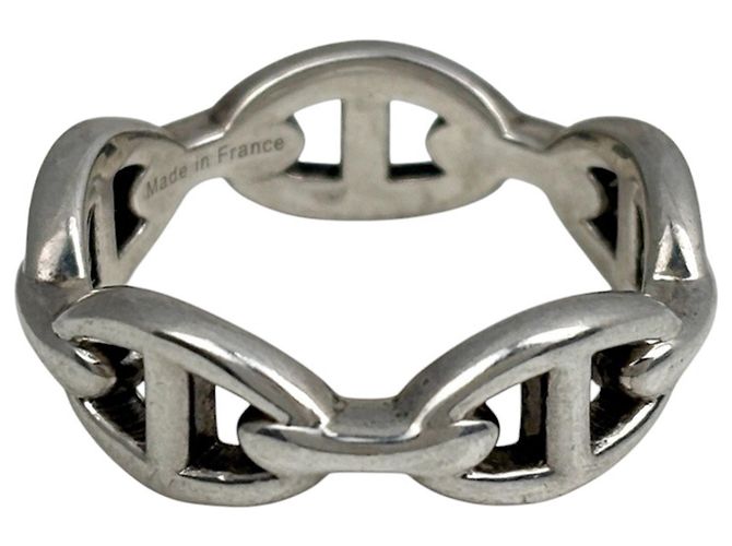 Chaîne d'ancre Hermès Hermes Silver Band Ring Chaine d'Ancre Enchainée PM Ring - Ansicht 3