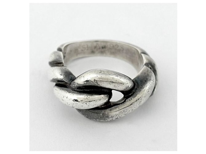 Hermès Anillo Hermes Torsade en Plata 925 - vista 2