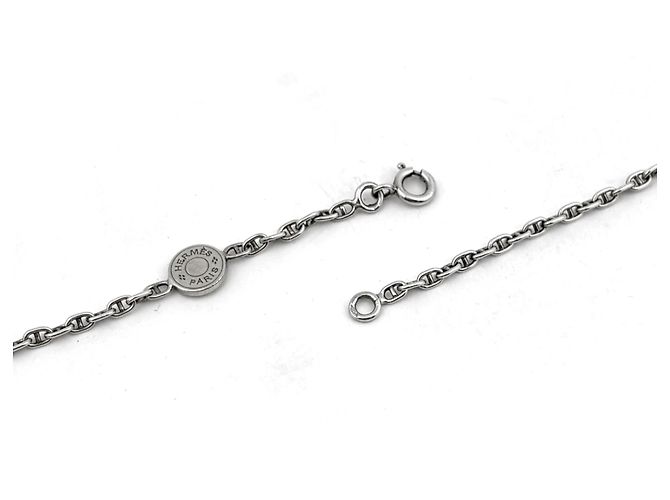 Hermès Collana Hermes Sellier Round in argento sterling 925 - vista 3