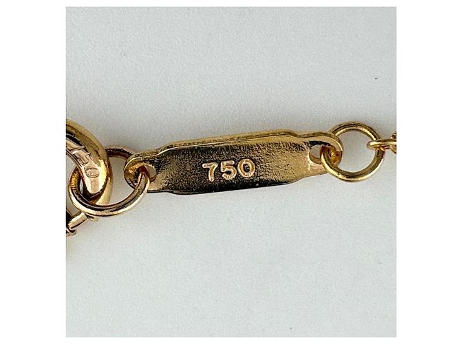 Autre Marque Collana con pendente Tiffany & Co. Mini Lock Heart in oro rosa - vista 4