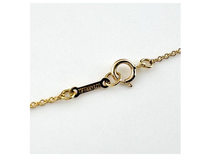 Autre Marque Tiffany & Co. Bean Elsa Peretti Halskette aus Gelbgold - Ansicht 4