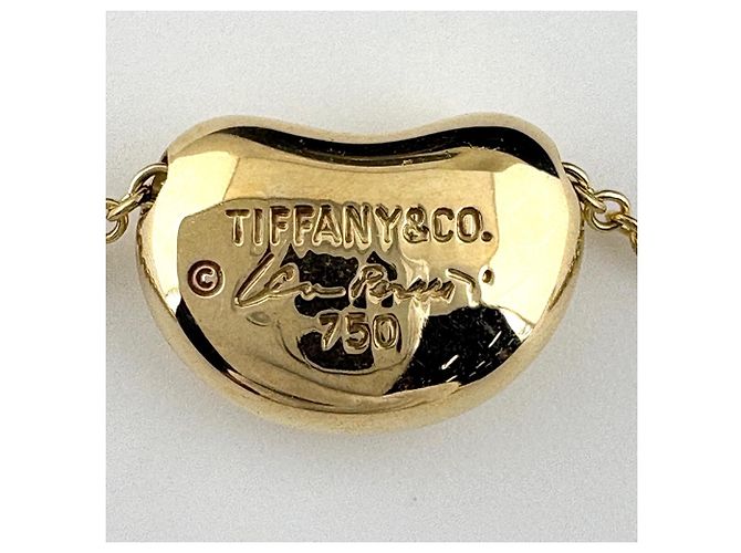 Autre Marque Collana con pendente Bean in oro giallo Tiffany & Co. - vista 3