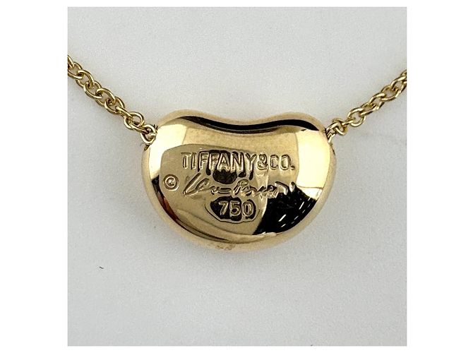 Autre Marque Collana con pendente Bean in oro giallo Tiffany & Co. - vista 3