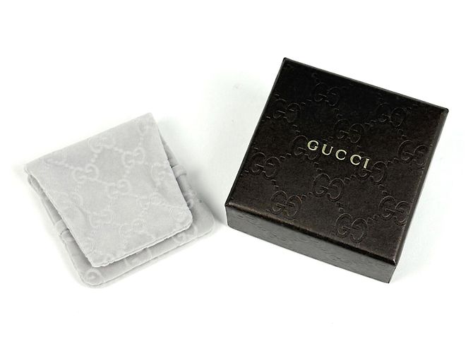 Collar Gucci de plata con diseño de corazón Interlocking G - vista 5
