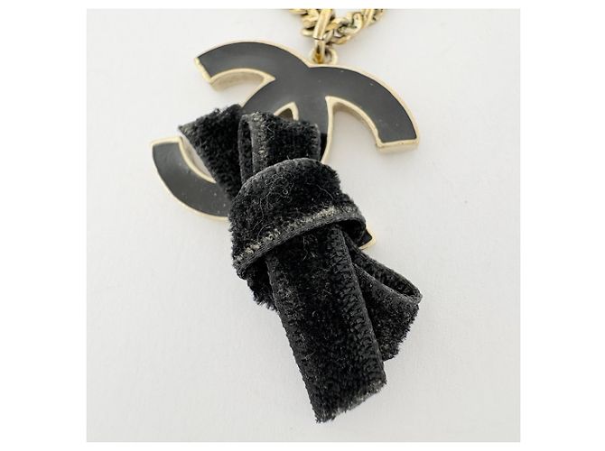Colar Chanel banhado a ouro - vista 3